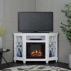 Corner fireplace tv stand Real Flame Lynette Electric Fireplace