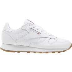 Reebok Boys Sneakers Reebok Boy's Classic Leather - Ftwr White/Ftwr White/Reebok Rubber Gum