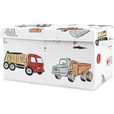 Kid's Room Sweet Jojo Designs Construction Truck Collection Fabric Toy Bin Storage