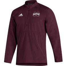 Adidas Mississippi State Bulldogs Sideline AEROREADY Quarter-Zip Jacket Sr