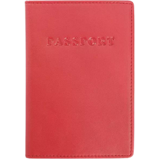 Red Passport Covers Royce RFID Blocking Passport Case - Red