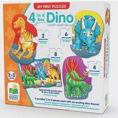 My First Puzzle Set 4 In A Box Dino Puzzles 8 Pieces