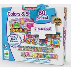 Floor Jigsaw Puzzles The Learning Journey Giant Colors & Shapes Train 60 Pieces