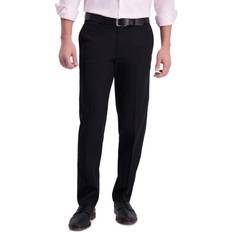 Iron Free Premium Khaki Straight Fit Pant - Black