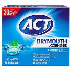 ACT Dry Mouth Soothing Mint Lozenges 36-pack