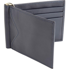 Royce RFID Blocking Money Clip Wallet - Blue