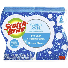 Cleaning Sponges 3M Sponge Scrub Dots 6-pack