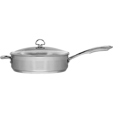 Steel Saute Pans Chantal Induction 21 Steel with lid 1.25 gal