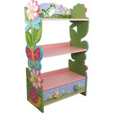 Fantasy Fields Magic Garden Wooden Bookshelf with Storage Drawer