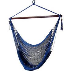 Blue Outdoor Hanging Chairs Sunnydaze Caribbean Extra Large