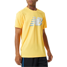 New Balance Graphic Accelerate Short Sleeve Men - Vibrant Apricot