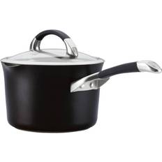 Aluminum Other Sauce Pans Circulon Symmetry Hard Anodized Nonstick Straining (3.5-Qt) with lid