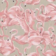 Tempaper Carta Da Parati Rimovibile Ballerina Pink Flamingo 20,5 Pollici X 16,5