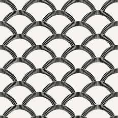 Patterned Wallpapers Tempaper Mosaic Scallop (MS579)