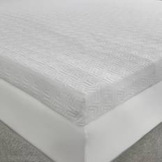 Polyester Mattress Covers Sleep Philosophy Flexapedic Mattress Cover White (203.2x152.4cm)