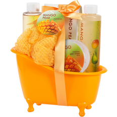 Moisturizing Gift Boxes & Sets Freida & Joe Mango Pears Tub Spa Bath Set 5-pack