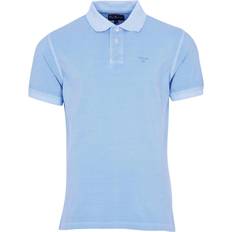 Barbour Washed Sports Polo Shirt - Sky