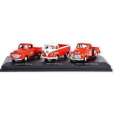 Coca-Cola 1/72 Scale Classic Pickups Diecast Cars (Set Of 3) Multi Multi