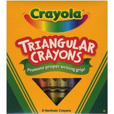 Amarillo Lápices de cera Crayola Washable Triangular Crayons box of 8