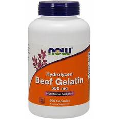 Now Foods Beef Gelatin 550 Mg 200 Capsules