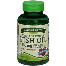 Triple strength omega 3 Nature's Truth Triple Strength Fish Oil 1360mg 60.0 ea