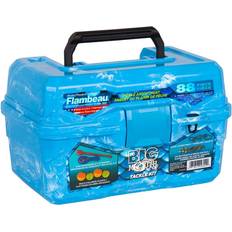 Flambeau Flambeau â€œIKEâ€ Big Mouth 89-Piece Tackle Box Kit, Blue Blue
