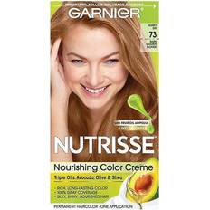 Leaping Bunny Permanent Hair Dyes Garnier Nutrisse Nourishing Color Creme #73 Dark Golden Blonde