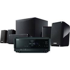 Sí Altavoces Externos con Amplificador Surround Yamaha YHT-5960UBL 5.1-Channel Home Theater System