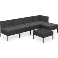 Synthetic Rattan Outdoor Lounge Sets vidaXL 3094373 Outdoor Lounge Set, 1 Table incl. 4 Sofas