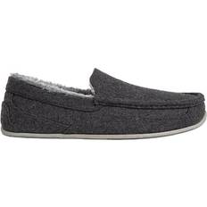 Deer Stags Spun Felt - Dark Grey