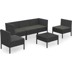 vidaXL 3094345 Outdoor Lounge Set, 1 Table incl. 5 Sofas