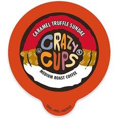 Gluten Free K-cups & Coffee Pods Crazy Cups Truffle Sundae Flavored Coffee 22pcs