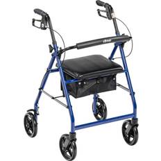 Health Drive Medical Aluminum Rollator, 7.5" Casters