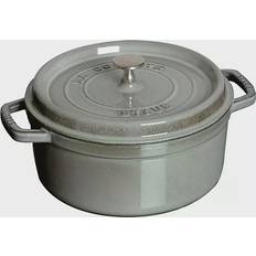 Cast Iron Casseroles Staub Round Cocotte with lid 2 Parts 2.6 L