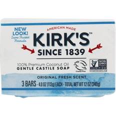 Kirk's Original Fresh Scent Gentle Castile Soap 3-pack