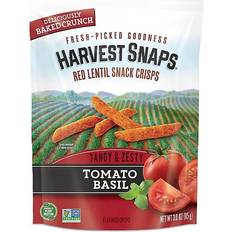 Harvest Snaps Tomato Basil Red Lentil Snack Crisps 85.049g