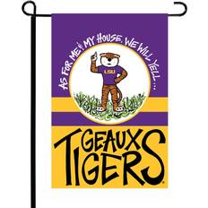 Magnolia Lane Lsu Tigers Mascot Double Sided Garden Flag