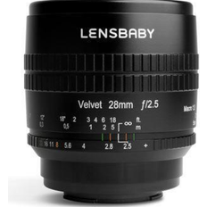 Lensbaby Velvet 28 28mm f/2.5 Lens for Sony E Black #LBV28X