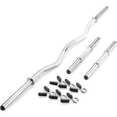 Standard barbell Marcy Standard Curl Bar & Dumbbell Handle Set