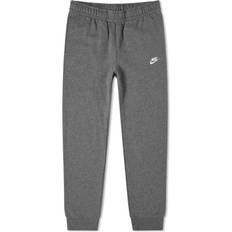 Polyester - Women Trousers NIKE Sportswear Club Fleece Joggers - Charcoal Heather/Anthracite/White