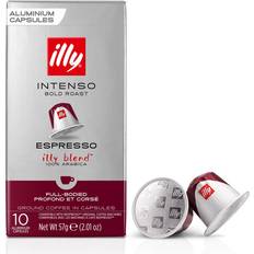 Illy Capsule di Caffè illy Espresso Intenso - 10 Capsule Per Nespresso 10pcs