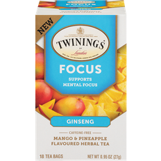 Twinings Focus Ginseng Mango & Pineapple Herbal Tea 0.95oz 18