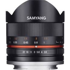 Samyang Fujifilm X Camera Lenses Samyang 8mm F2.8 UMC Fisheye II for Fujifilm X