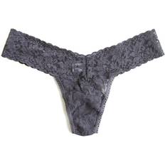 Hanky Panky Signature Lace Low Rise Thong - Granite