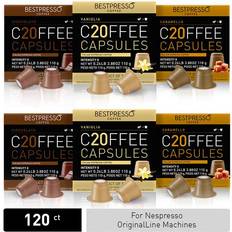 Nespresso original pods Flavored Variety 120pcs 6pack