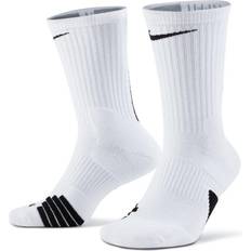 Nike Elite Crew Basketball Socks Unisex- White/Black/Black