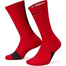 Sí Calcetines Nike Elite Crew Basketball Socks - University Red/Black/Black