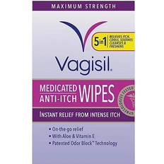 Wipes Intimreinigung Vagisil Maximum Strength Anti-Itch Medicated Wipes 12-pack 12 Stk