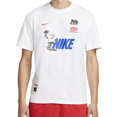 Basket Överdelar Nike Basketball T-shirt - White