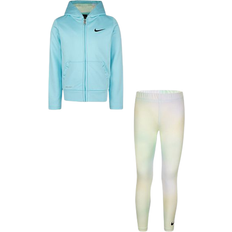 Nike Therma FIT Full-Zip Hoodie & Leggings Set - Copa Blue